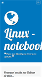 Mobile Screenshot of linux-note.com