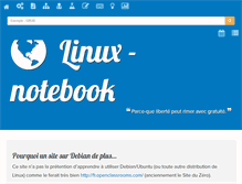Tablet Screenshot of linux-note.com